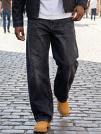 Black Heavyweight Denim Jeans