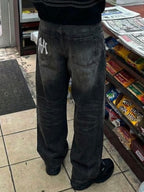 Black Heavyweight Denim Jeans