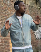 Grey-Blue Denim Jacket