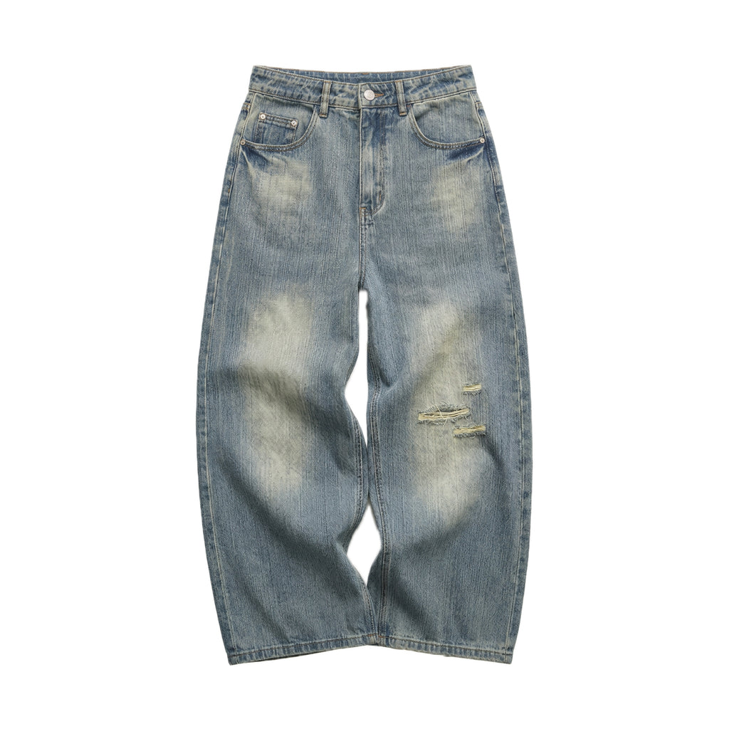 Grey-Blue Denim Jeans