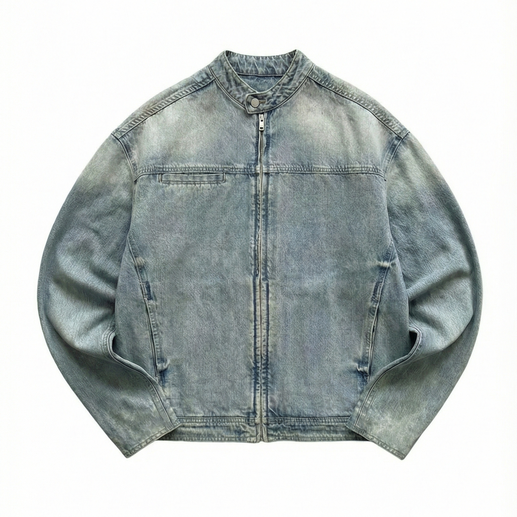 Grey-Blue Denim Jacket