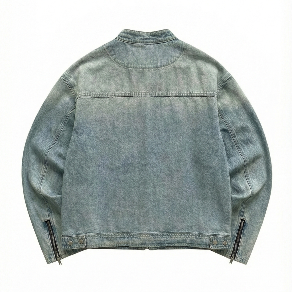 Grey-Blue Denim Jacket