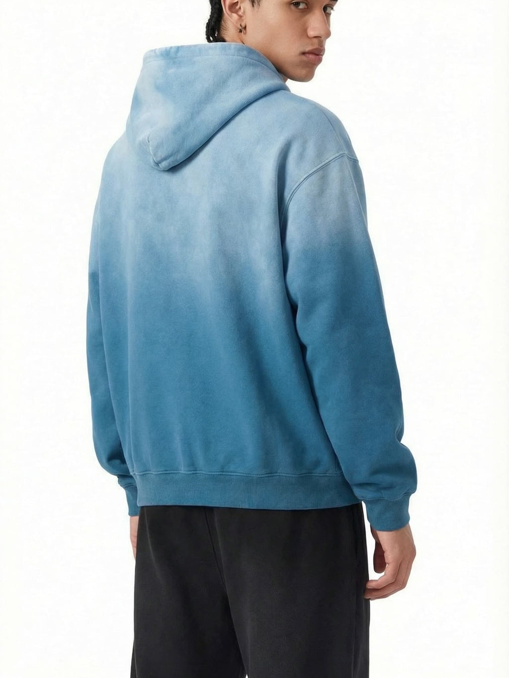 Sudadera con capucha descolorida