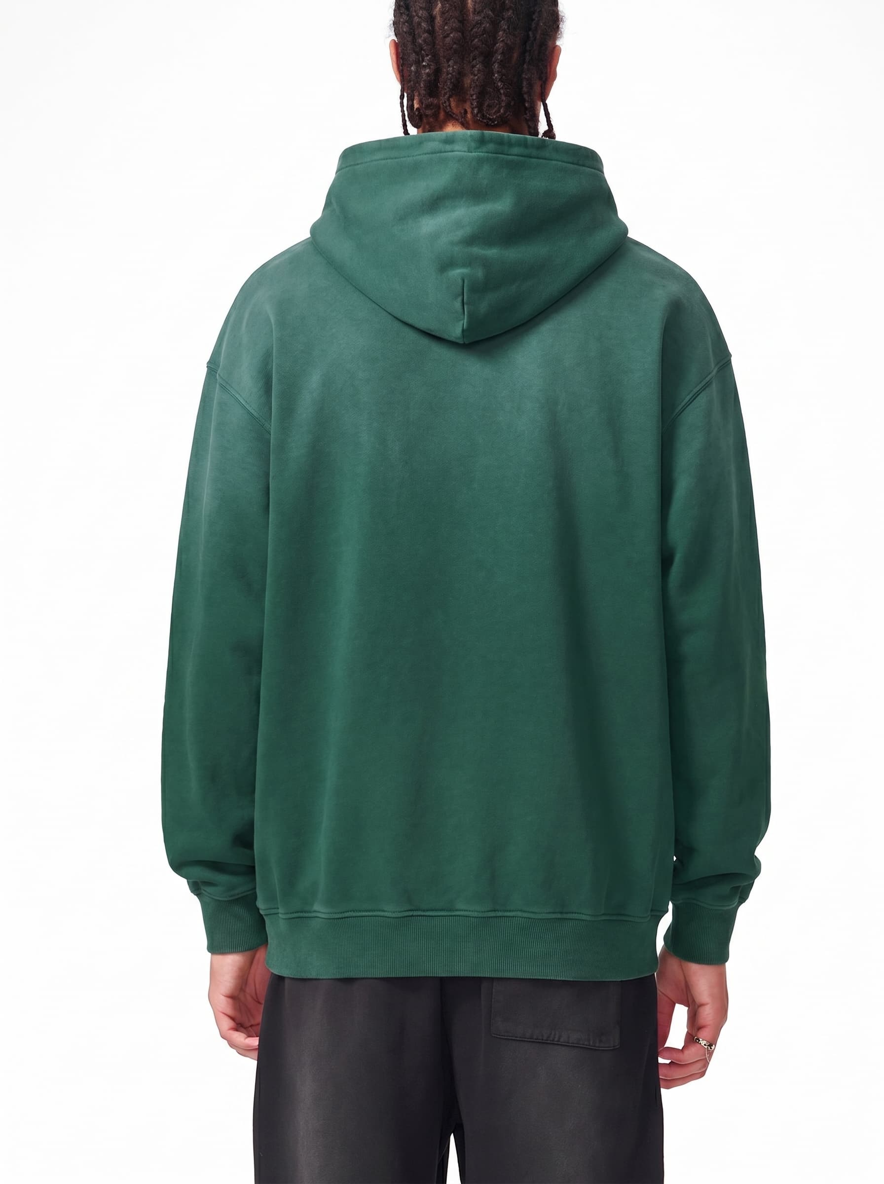 Sudadera con capucha descolorida