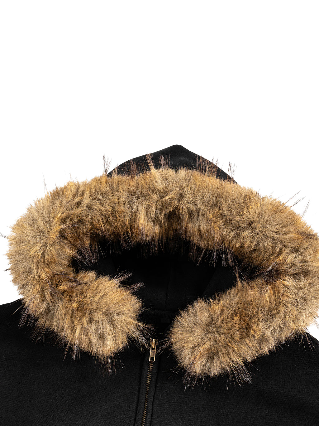 Faded Fur Hoodie