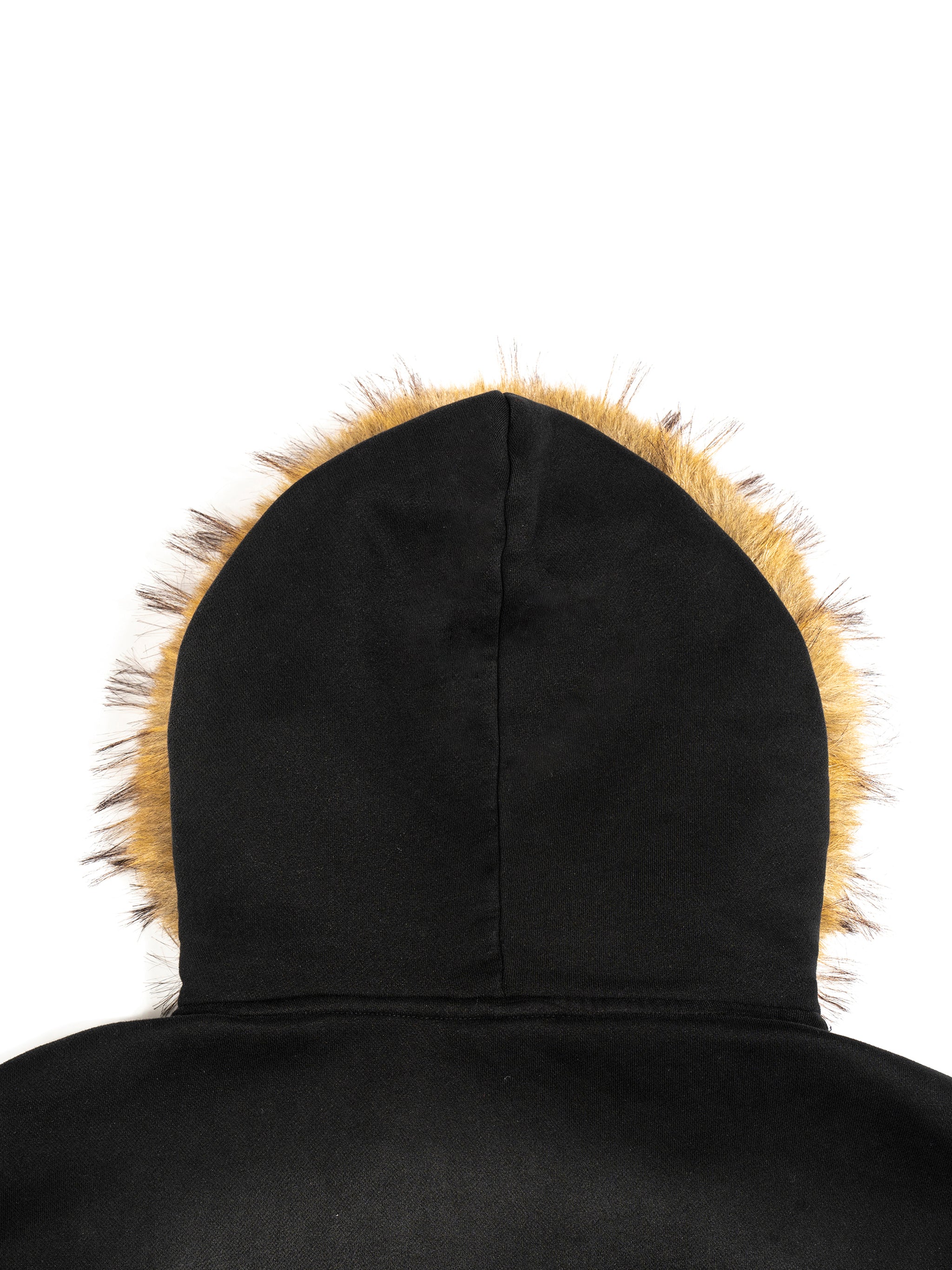 Faded Fur Hoodie
