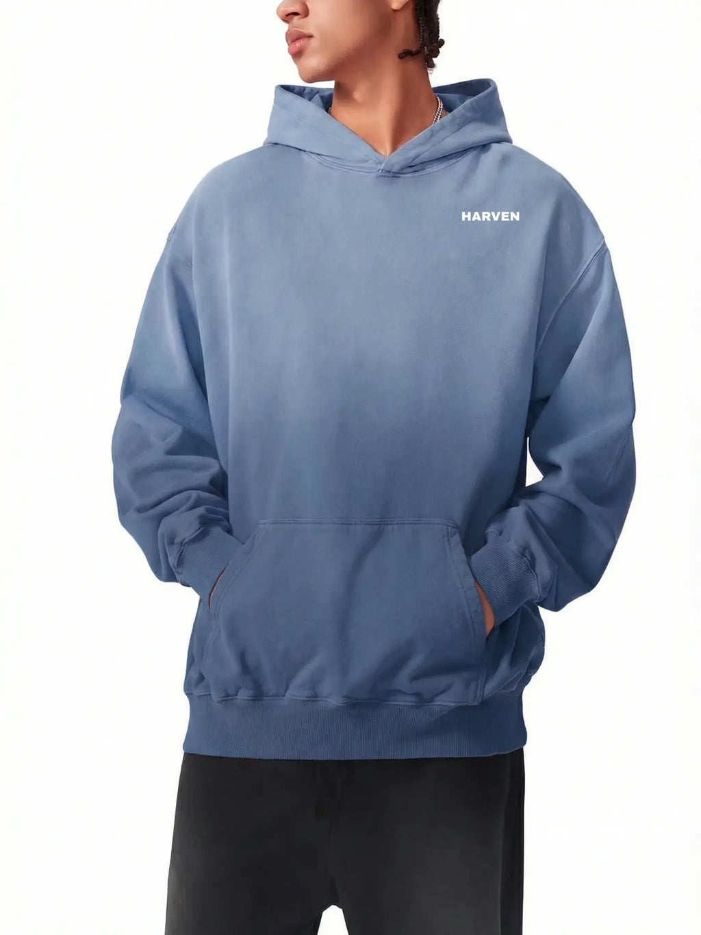 Sudadera con capucha descolorida