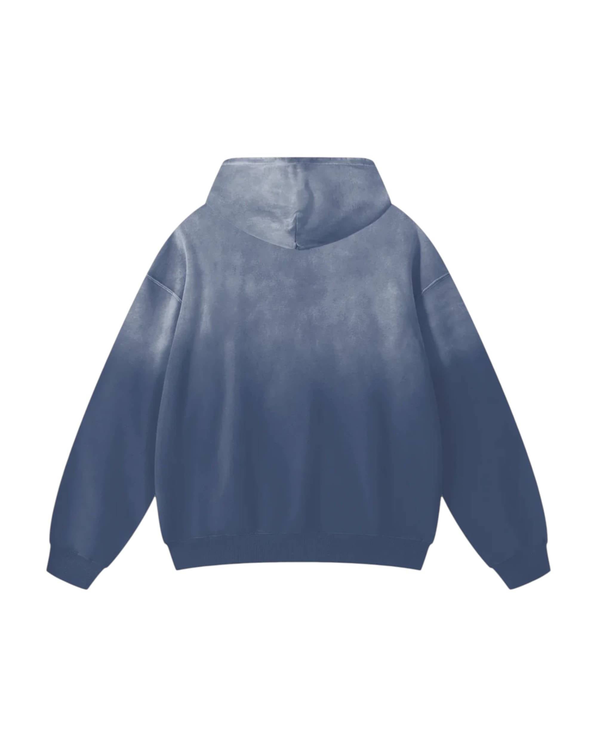 Sudadera con capucha descolorida