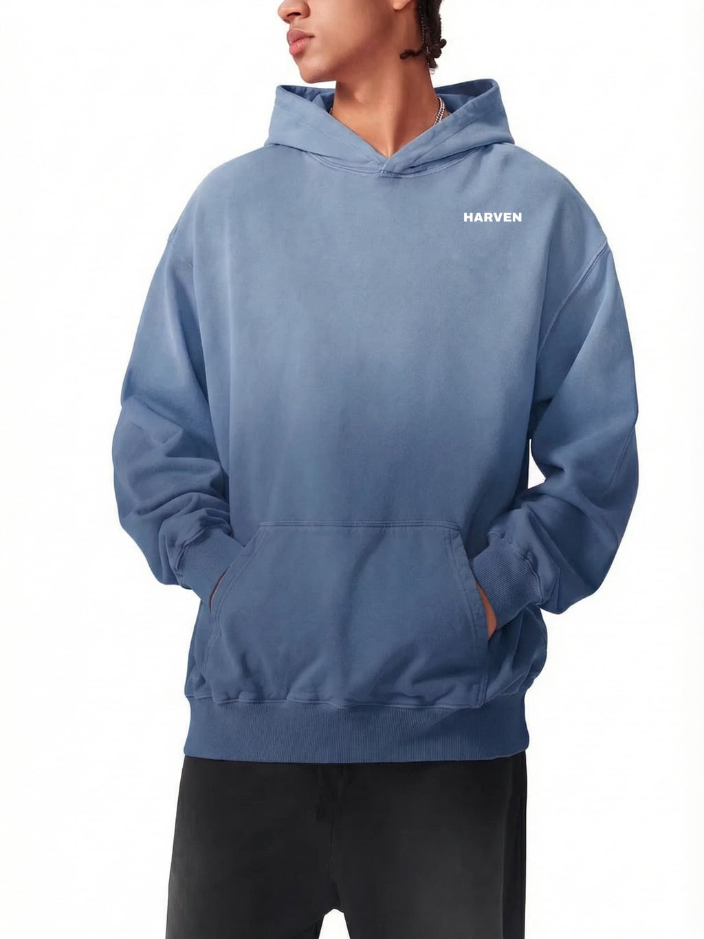 Sudadera con capucha descolorida