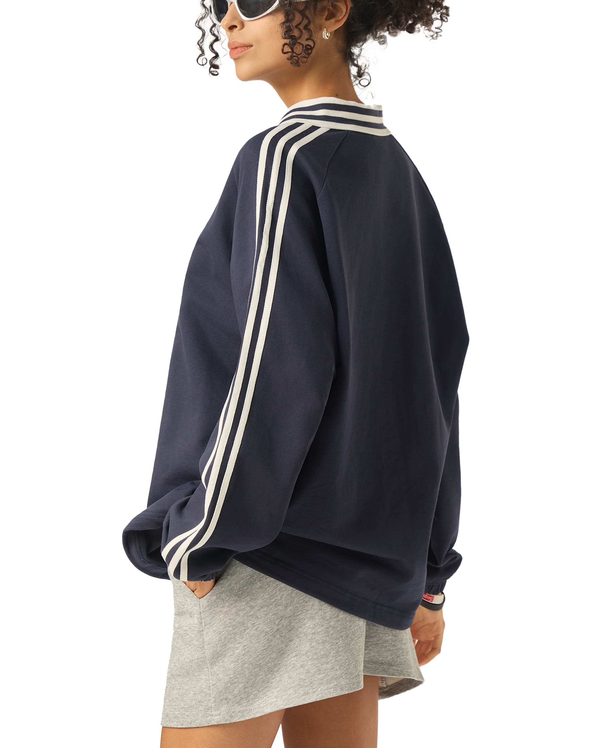 Sweatshirt mit Reverskragen
