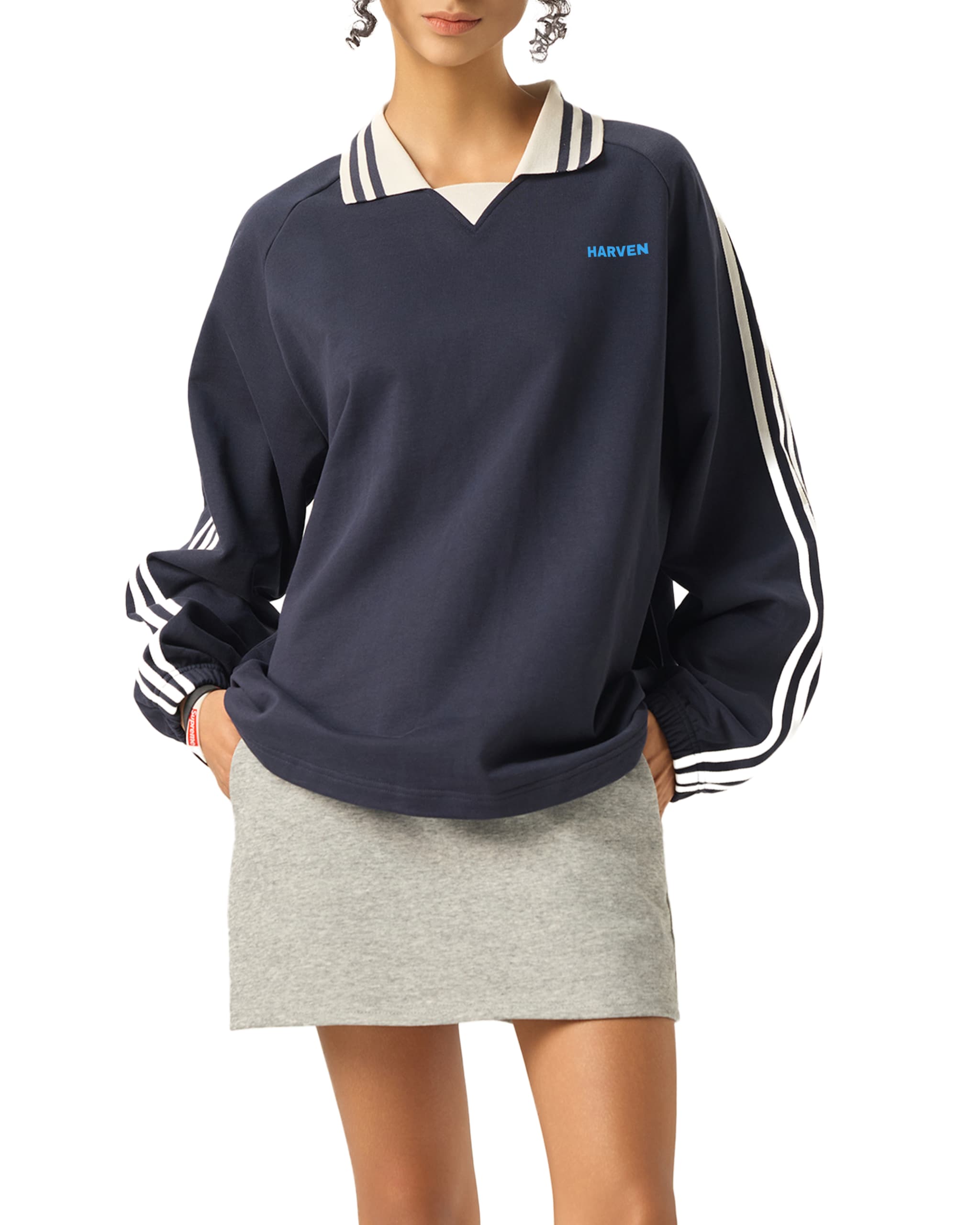 Lapel Sweatshirt
