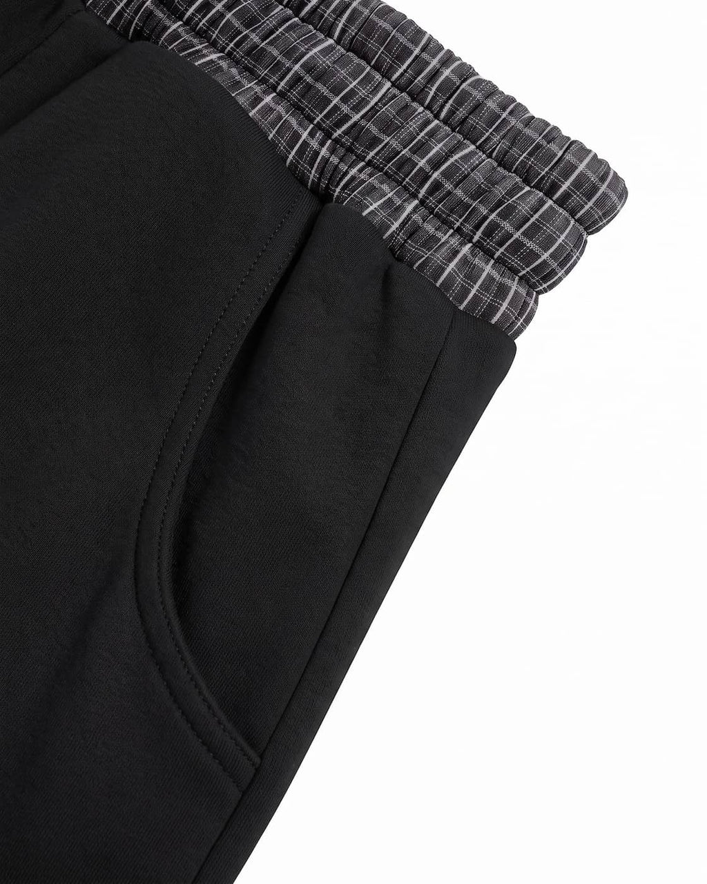 Karierte Barrel-Sweatpant