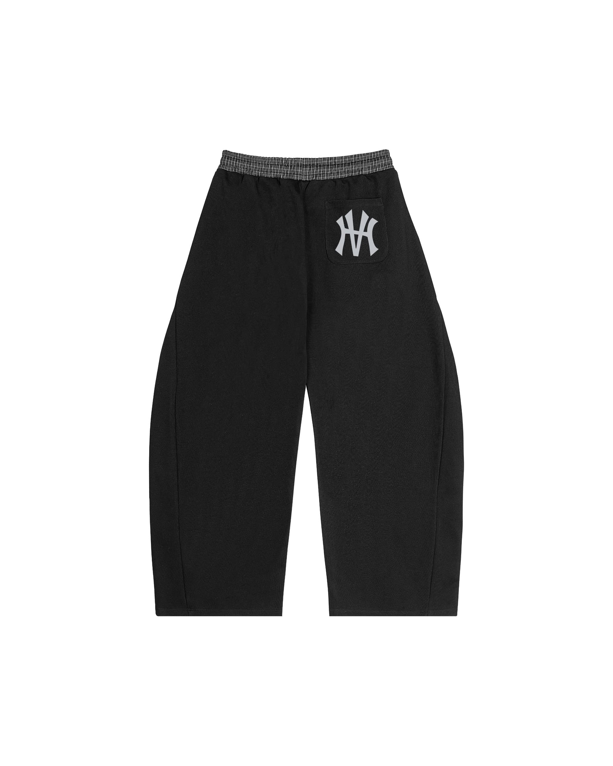 Karierte Barrel-Sweatpant