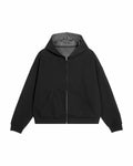 Sudadera a cuadros con capucha